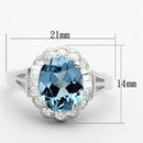 Cheap Sterling Silver Rings LOS658 Silver 925 Sterling Silver Ring