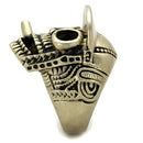 Cool Mens Rings TK2449 Antique Copper Stainless Steel Ring with Epoxy