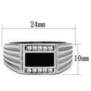 Silver Jewelry Rings Crystal Engagement Rings TK386 Stainless Steel Ring with Top Grade Crystal Alamode Fashion Jewelry Outlet