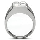 Crystal Engagement Rings TK489 Stainless Steel Ring with Top Grade Crystal