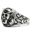 Crystal Engagement Rings TK502 Stainless Steel Ring with Top Grade Crystal