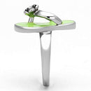 Silver Jewelry Rings Crystal Rings TK814 Stainless Steel Ring with Top Grade Crystal Alamode Fashion Jewelry Outlet