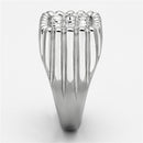 Silver Jewelry Rings Crystal Rings TK940 Stainless Steel Ring with Top Grade Crystal Alamode Fashion Jewelry Outlet