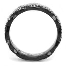 Crystal Wedding Rings TK3265 Two-Tone - Stainless Steel Ring with Crystal