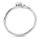 Silver Jewelry Rings Cubic Zirconia Rings DA382 Stainless Steel Ring with AAA Grade CZ Alamode Fashion Jewelry Outlet