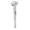Silver Jewelry Rings Cubic Zirconia Rings DA382 Stainless Steel Ring with AAA Grade CZ Alamode Fashion Jewelry Outlet