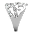 Cute Rings 3W827 Rhodium Brass Ring with AAA Grade CZ