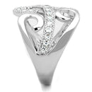 Cute Rings 3W827 Rhodium Brass Ring with AAA Grade CZ