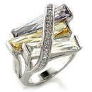 Cute Rings 6X016 Rhodium Brass Ring with AAA Grade CZ