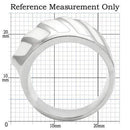 Engagement Ring Styles 0W310 Rhodium Brass Ring