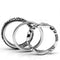 Silver Jewelry Rings Engagement Ring Styles 3W048 Rhodium Brass Ring Alamode Fashion Jewelry Outlet