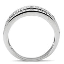 Engagement Ring Styles 3W117 Rhodium Brass Ring with AAA Grade CZ