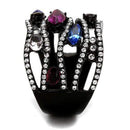 Engagement Rings For Women TK2480 - Stainless Steel Ring with Crystal