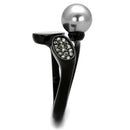 Engagement Rings For Women TK2493 - Stainless Steel Ring with Synthetic