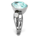 Engagement Rings For Women TK2502 Stainless Steel Ring with Crystal