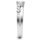 Silver Jewelry Rings Engagement Rings LO4713 Rhodium Brass Ring with AAA Grade CZ Alamode Fashion Jewelry Outlet