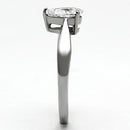 Engagement Rings TK994 Stainless Steel Ring with AAA Grade CZ