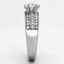 Engagement Rings TK997 Stainless Steel Ring with AAA Grade CZ