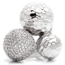 Fashion Rings 0W121 Rhodium Brass Ring with AAA Grade CZ