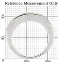 Fashion Rings 0W242 Rhodium + Ruthenium Brass Ring with AAA Grade CZ