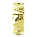 Silver Jewelry Rings Gold Band Ring TK3637 Gold - Stainless Steel Ring Alamode Fashion Jewelry Outlet