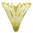 Gold Engagement Rings TS379 Gold 925 Sterling Silver Ring with CZ