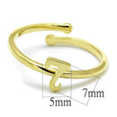 Gold Ring For Women LO4004 Flash Gold Brass Ring