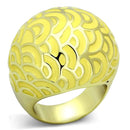 Gold Ring For Women TK873 Gold - Stainless Steel Ring with Epoxy