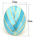 Gold Ring For Women TK874 Gold - Stainless Steel Ring with Epoxy