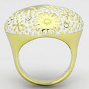 Gold Ring For Women TK875 Gold - Stainless Steel Ring with Crystal