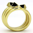 Gold Ring For Women TK876 Gold - Stainless Steel Ring with Epoxy