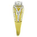 Silver Jewelry Rings Gold Ring For Women TS200 Gold+Rhodium 925 Sterling Silver Ring with CZ Alamode Fashion Jewelry Outlet