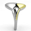 Gold Ring TK1091 Two-Tone Gold - Stainless Steel Ring
