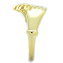 Gold Wedding Rings 3W834 Gold Brass Ring