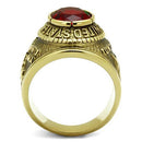 Silver Jewelry Rings Gold Wedding Rings TK414703G Gold - Stainless Steel Ring with Synthetic in Siam Alamode Fashion Jewelry Outlet
