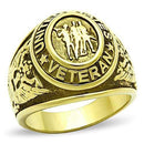 Gold Wedding Rings TK414704G Gold - Stainless Steel Ring with Epoxy