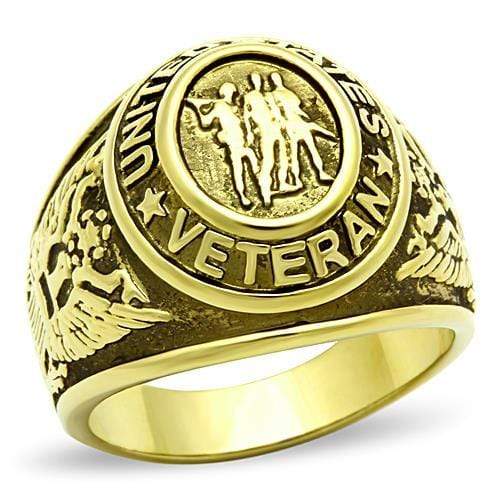 Gold Wedding Rings TK414704G Gold - Stainless Steel Ring with Epoxy