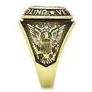 Gold Wedding Rings TK414704G Gold - Stainless Steel Ring with Epoxy