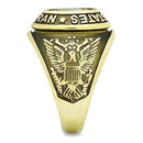Gold Wedding Rings TK414704G Gold - Stainless Steel Ring with Epoxy