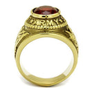 Gold Wedding Rings TK414706G Gold - Stainless Steel Ring with Synthetic in Siam