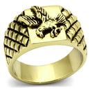 Men's Gold Band Rings TK773 Gold - Stainless Steel Ring