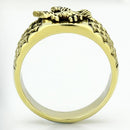 Men's Gold Band Rings TK773 Gold - Stainless Steel Ring