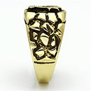 Men's Gold Band Rings TK778 Gold - Stainless Steel Ring