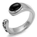 Silver Jewelry Rings Men's Stainless Steel Rings TK1971 Stainless Steel Ring with Synthetic Alamode Fashion Jewelry Outlet
