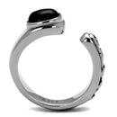 Silver Jewelry Rings Men's Stainless Steel Rings TK1971 Stainless Steel Ring with Synthetic Alamode Fashion Jewelry Outlet