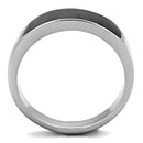 Silver Jewelry Rings Men's Stainless Steel Rings TK2062 Stainless Steel Ring with Epoxy Alamode Fashion Jewelry Outlet
