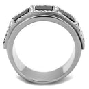 Men's Stainless Steel Rings TK2067 Stainless Steel Ring with Synthetic
