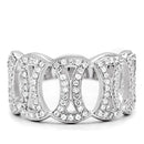 Silver Jewelry Rings Men Sterling Silver Rings TS009 Rhodium 925 Sterling Silver Ring with CZ Alamode Fashion Jewelry Outlet