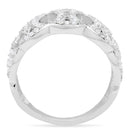Silver Jewelry Rings Men Sterling Silver Rings TS009 Rhodium 925 Sterling Silver Ring with CZ Alamode Fashion Jewelry Outlet