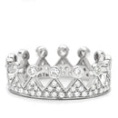 Men Sterling Silver Rings TS011 Rhodium 925 Sterling Silver Ring with CZ
